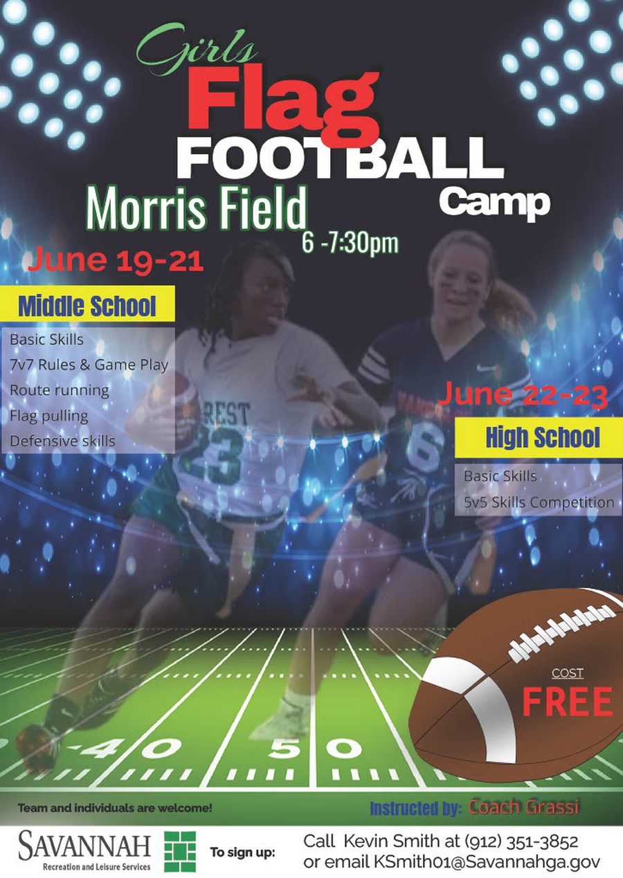 Girls Flag Football Skills Camp